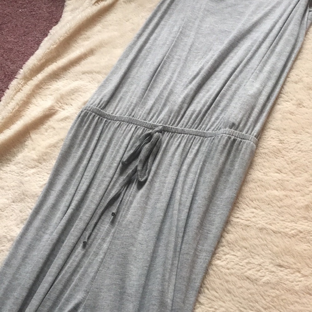 HEATHER GRAY KNIT TANK JUMPSUIT